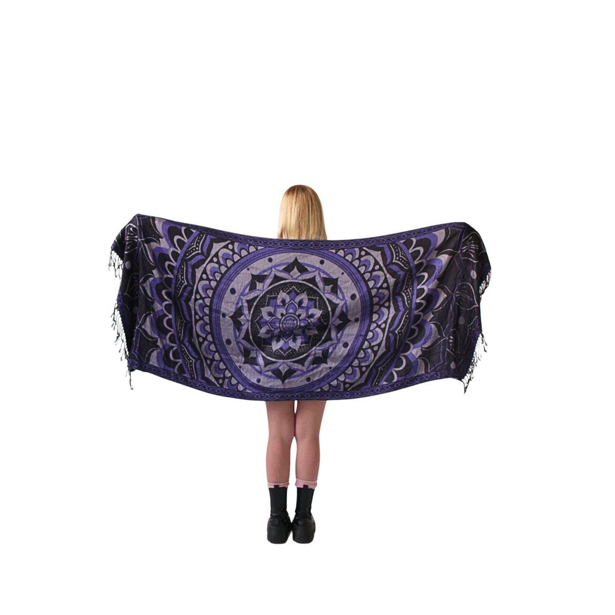 Labyrinth Flower Pashmina Shawl