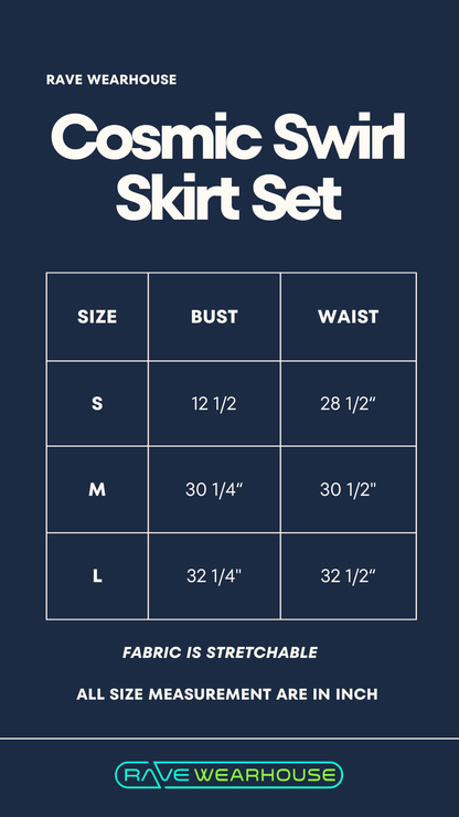 Cosmic Swirl Skirt Set