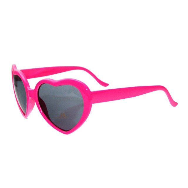 Rave Heart Shaped Diffraction Glasses For Festivals - Rave Wearhouse