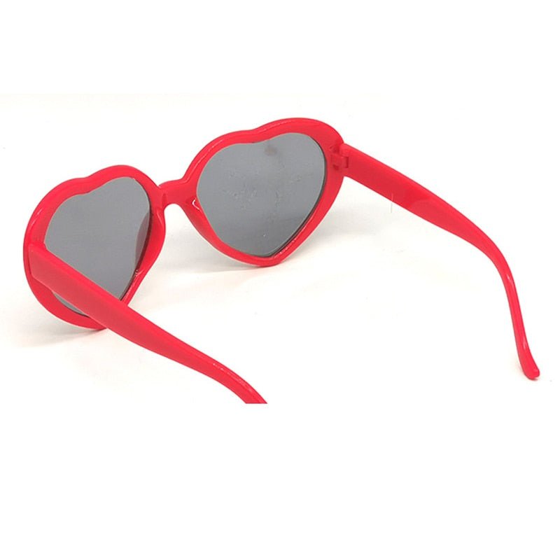 Rave Heart Shaped Diffraction Glasses For Festivals - Rave Wearhouse