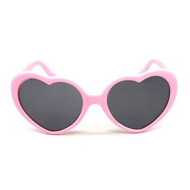 Rave Heart Shaped Diffraction Glasses For Festivals - Rave Wearhouse