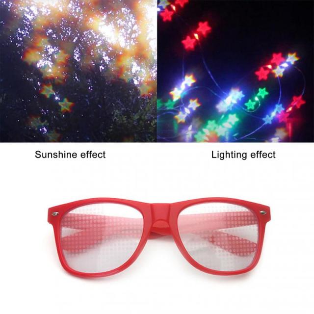 Special Effect Diffraction Glasses for Raves Stars and Heart Shapes - Rave Wearhouse