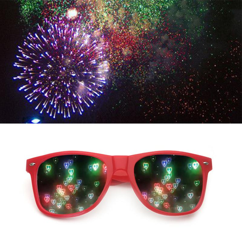 Special Effect Diffraction Glasses for Raves Stars and Heart Shapes - Rave Wearhouse