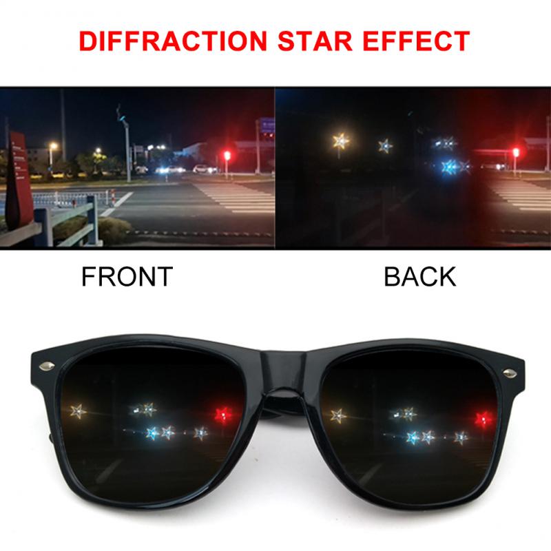 Special Effect Diffraction Glasses for Raves Stars and Heart Shapes - Rave Wearhouse