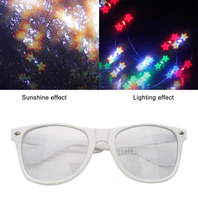 Special Effect Diffraction Glasses for Raves Stars and Heart Shapes - Rave Wearhouse